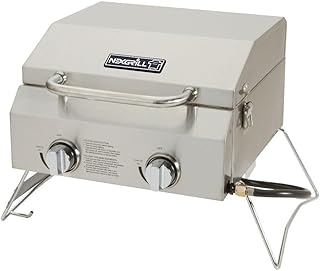 review Nexgrill Industries Inc. 820-0033 2-Burner Portable Propane Gas Table Top Grill