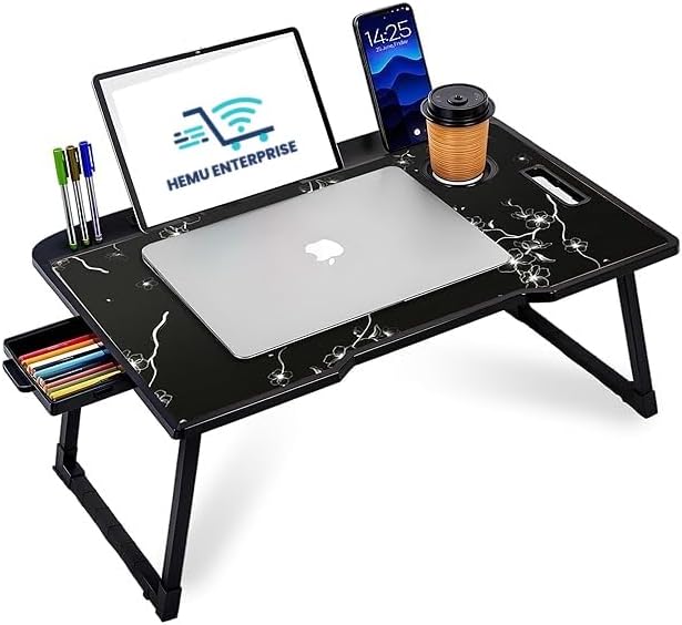 Etekcity Study Table Bed Table Premium Laptop Table/Foldable and Portable Wooden/Writing Desk for Office/Home/School (CBF)