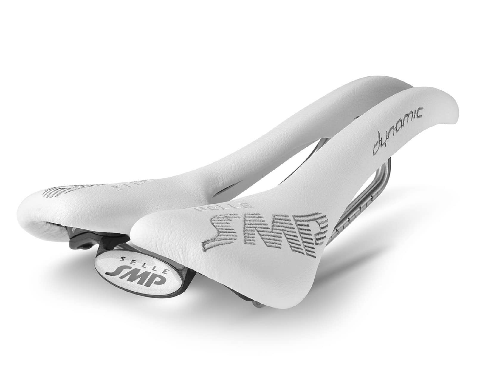 Smp Cicli Bonin Unisex's 4Bike Dynamic Saddles, White, One Size