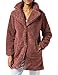 Produktbild Urban Classics Damen Ladies Oversized Sherpa Coat Mantel, Rosa (Darkrose 01472), Small (Herstellergröße: S)