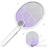 WOCVRYY Elektrische Fliegenklatsche 4000V 1800mAh 3 in 1 Automatische...