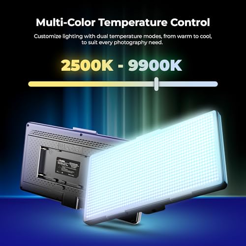 Image of Digitek LED-D432RGB LED Video Light Studio, for YouTube Video, Product Photography, Makeup Shoot and More (Battery Not Included)