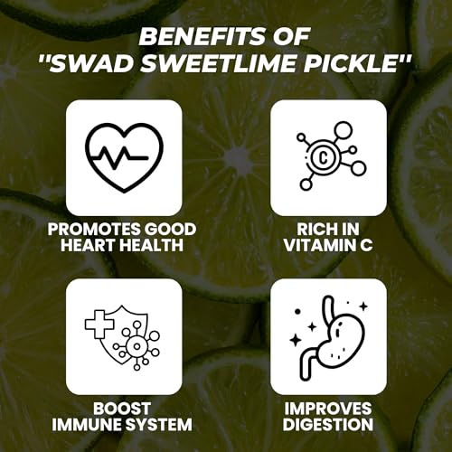 Image of SWAD Delicious Traditional Sweet Lime Chutney / Sweet and Sour Lemon Chatni / Khatti Meethi Nimbo Chatni / Nimbo Slices Khatti Meethi Lemon Chutney - 40gm (Pack of 50)