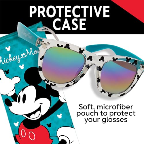 Sun-Staches Mickey Mouse Disney Sunglasses for Kids Stylish, Comfortable & Durable UV-Protective Mickey Mouse Toddler Sunglasses With Soft Carrying Case - Official Kids Disney Sunglasses4