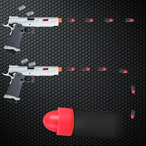 Toy Gun Foam Dart Bullets,Soft Bullet And Shell Ejection For Toy Pistol,Foam Ammunition Set 80Pcs Soft Bullets + 80Pcs Bullet Shells 12+ #TOP4