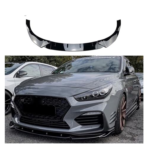 Diffuseur avant Hyundai I30N MK3.5 noir brillant avec splitter bas