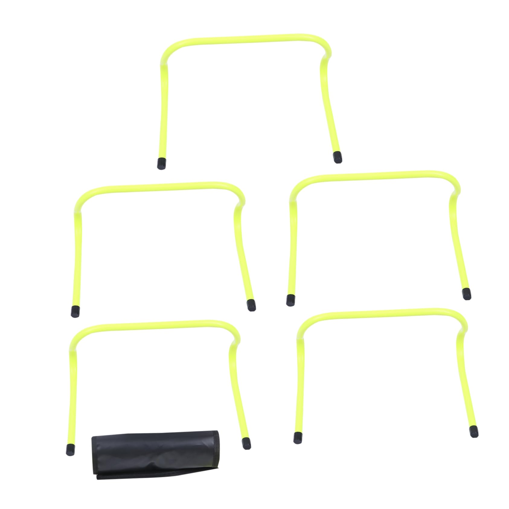 CORHAD 6pcs Soccer Training Hurdles and Flexibility Ladders for Boys and Girls Speed Training Equipment for Agility and Footwork Development for Football Baseball and Track