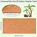 Halatool 12″×30″ Reptile Carpet for 20 Gallon Reptile Tank, 2 Pack Coconut Fiber Mat Thick Terrarium Bedding Cage Liner Tortoise Habitat Accessories for Turtles Lizard Bearded Dragon Leopard Gecko