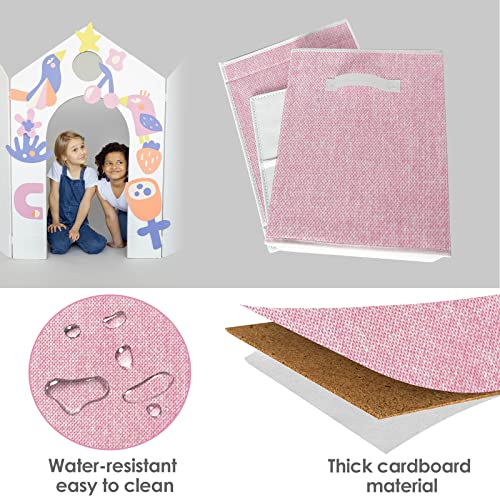 Homyfort Large Toy Box Chest For Girls, Kids Toy Bin Storage Organizer With Lid For Babies,Toddlers,Nursery,Playroom (Pink) #TOP4