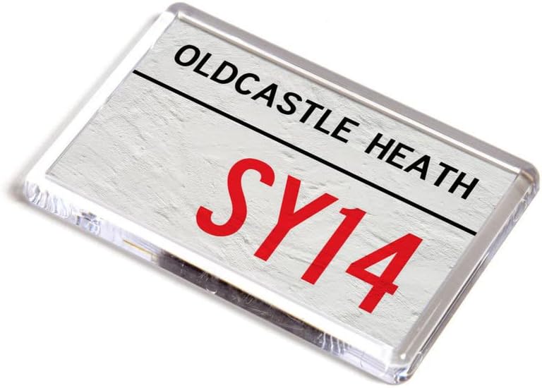 FRIDGE MAGNET - Oldcastle Heath SY14 - UK Postcode