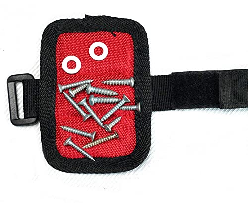 Image of MELOTOUGH Magnetic Tool Belt Suspenders with Magnetic WristBand for Work Belt Padded Suspenders Constrcution