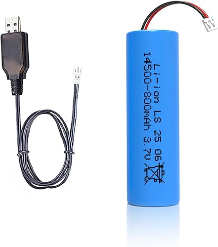 Miniatura 31 de Batería recargable de iones de litio de 3.7 V 5200 mAh, baterías de iones de litio de 3.7 voltios sin conector, paquete de batería recargable 18650