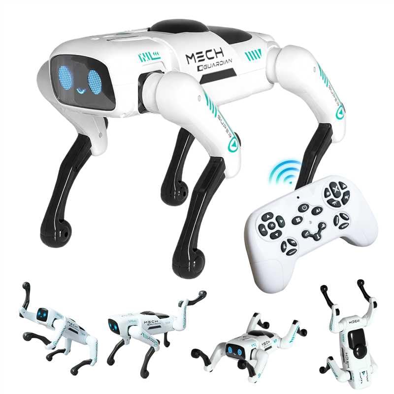 VBNCITY Smart Robot Dog Toy, Perro Robot Toys for Kids, RC Robo Dog Pet with STEM, Robotic Dog Pal for Kids and Adults, Electronic Remote Control Robots for Birthday for Boy and Girl