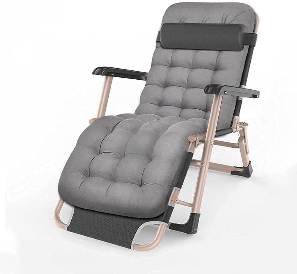 Chaise pliante inclinable et transat de terrasse confort pour jardin