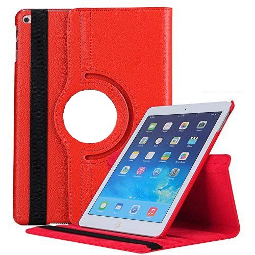 Caseous 360 Rotate Synthetic Leather Flip Cover Case for Apple iPad 10.2 inch 9th Gen (7th 8th 9th Generation) 2019 Launched A2197, A2200, A2198 (Red) (B082XBSWN6) Amazon Price History, Amazon Price Tracker