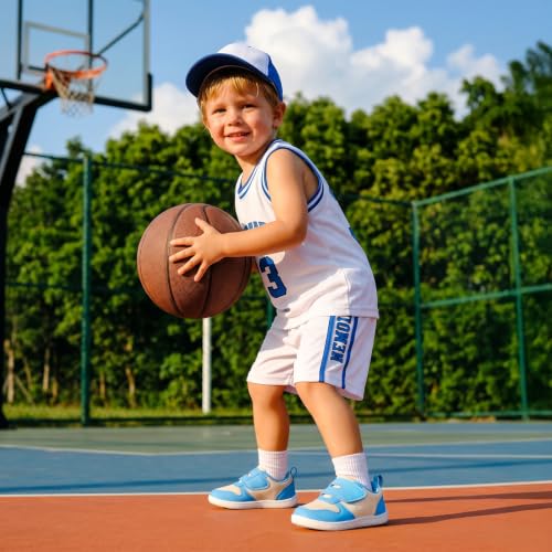 Image of STQ KIDS Toddler Shoes Wide Toe Box First Walk Sneakers for Boys and Girls