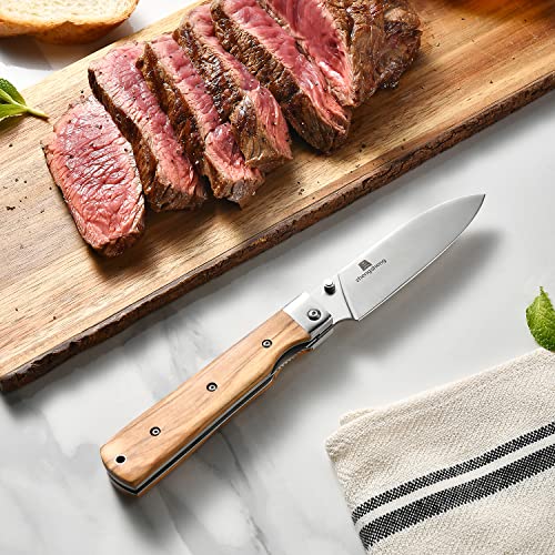 ZhengSheng-45-Folding-Utility-Knife-440A-Stainless-Steel-Blade-Natural-Olive-Handle-Pocket-Foldable-Fruit-knife-peeling-knife-for-Outdoor-Camping-Activities