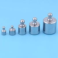 Vista 5 de FTVOGUE Juego de pesas de báscula, 5 piezas de báscula de calibración de peso, kit de prueba de peso para balanza digital 0.04 oz 0.07 oz 0.18 oz