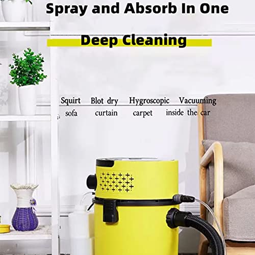 1200w 17000pa Krachtige rechtopstaande tapijtreiniger, dieptereiniging tapijtwasmachine, nat en droog, 4l schone 20l vuilwatertank, met scrollwiel - Image 3