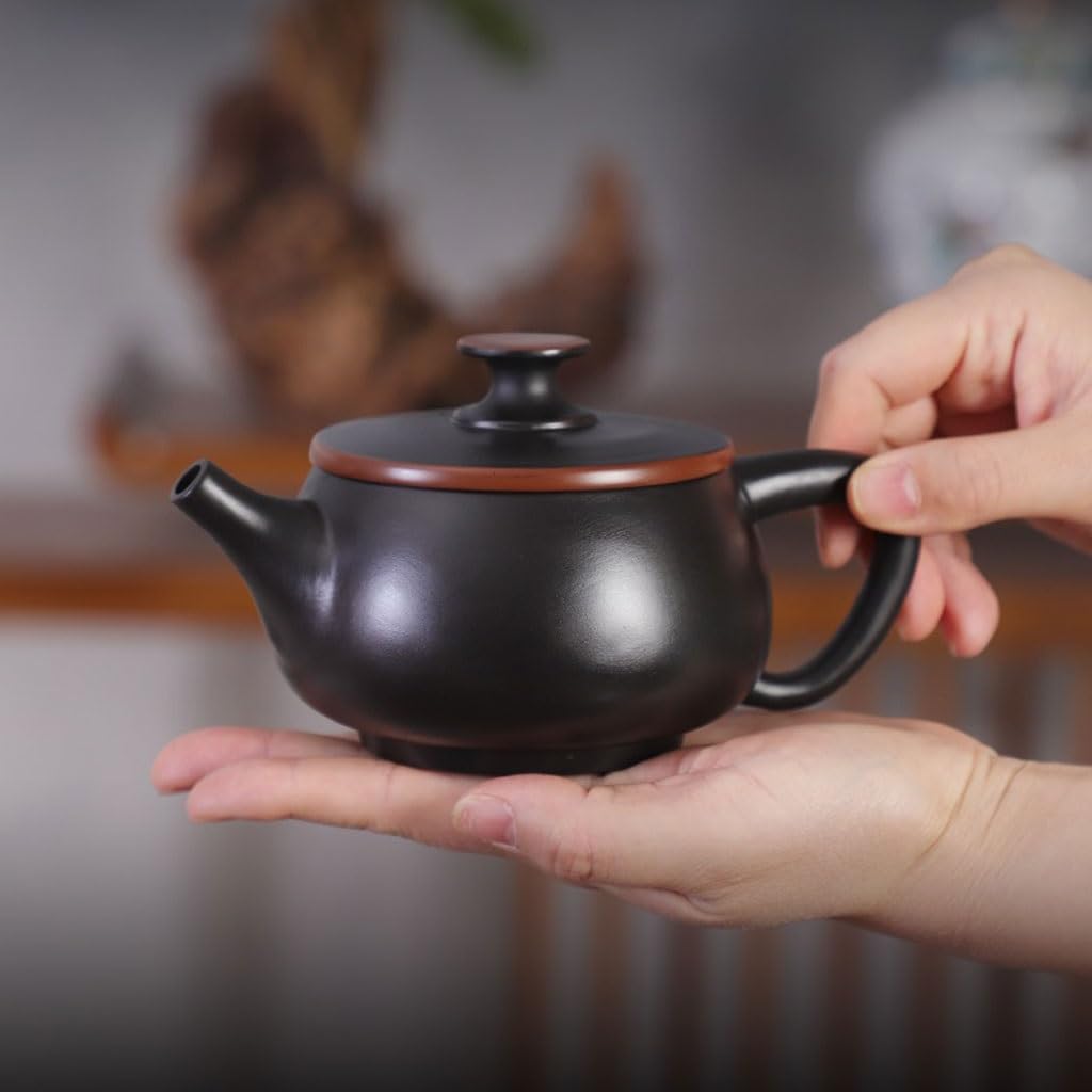 Ceramiczny dzbanek do herbaty, Ceramiczny czajniczek z filtrem Ręcznie robione ozdoby na podwieczorek