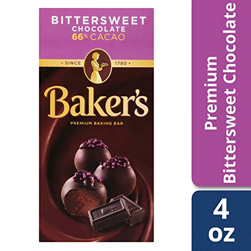 Amazon Com Baker S Premium Bittersweet Chocolate Baking Bar 4 Oz Bar Grocery Gourmet Food