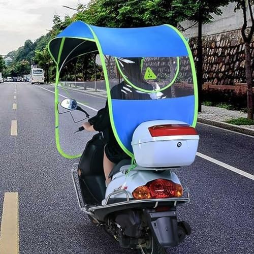 Mobility Scooter Rain Canopy - Cubierta plegable impermeable para protección contra todo tipo de clima, fácil de usar y almacenar