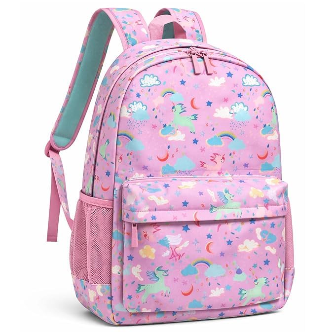 Image of College bag for girls and boys, Office Bag for Men & Women, 15.6 Inch Laptop Backpack, Water Resistant & Lightweight School and Tuition Bag, 2 Compartments with Bottle Holder
