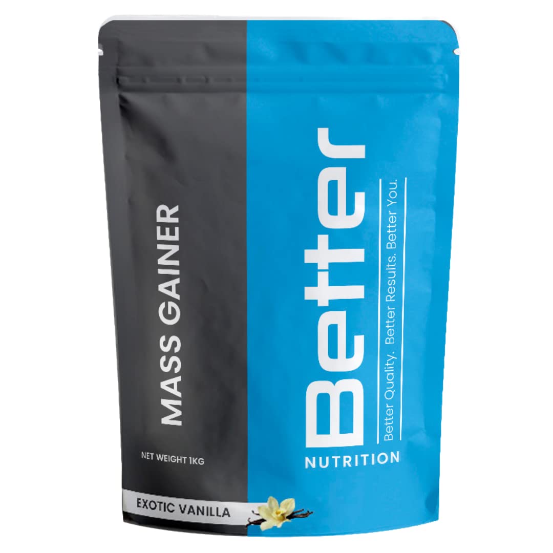 Buy Better tion Mass Gainer (1 Kg) for intense workout Weight Gain 31 Carbs to Protein