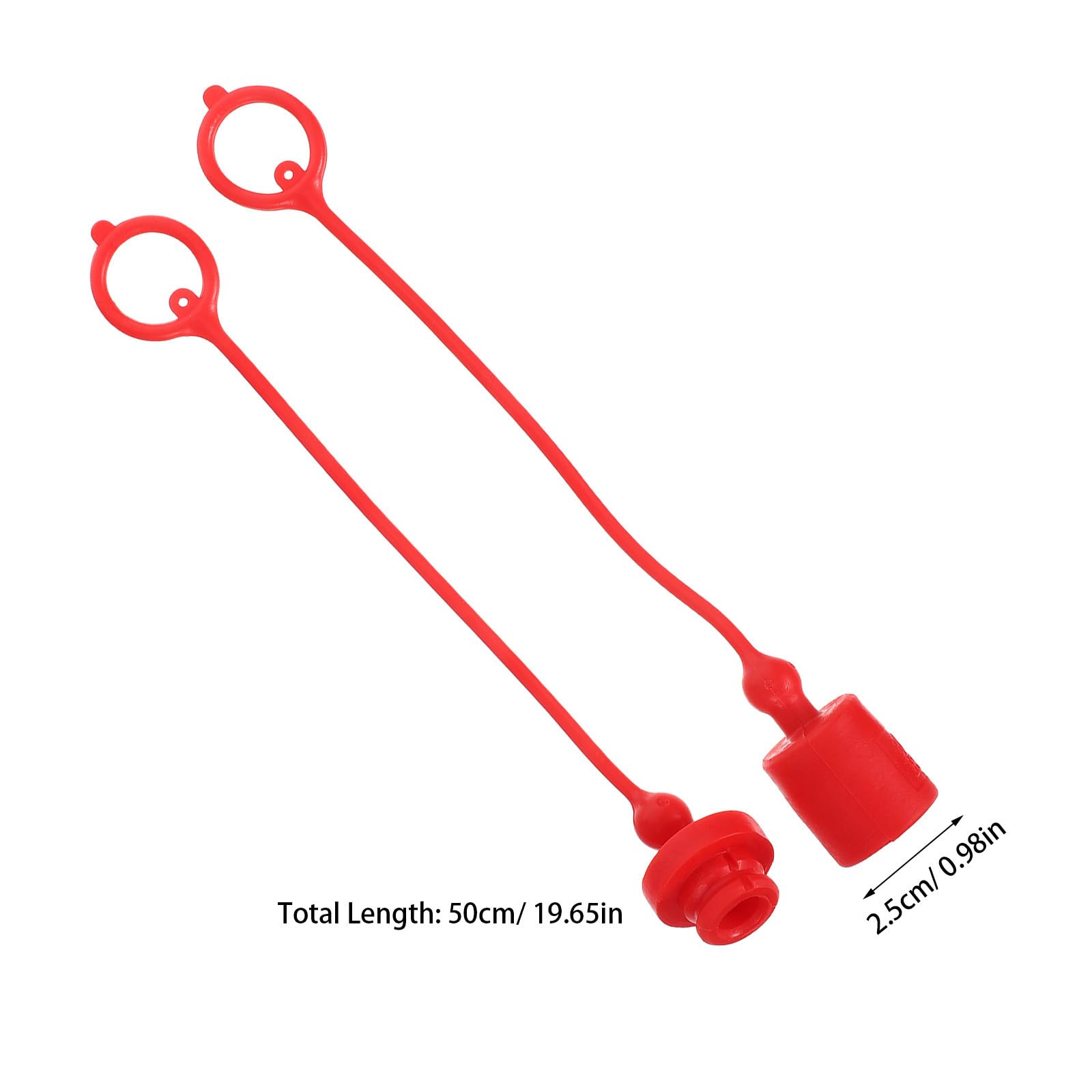 Hydraulic Quick Connect Covers 2 Sets 1/2 Npt Plastic Dust Caps with Easy Replacement for Hydraulic - 3