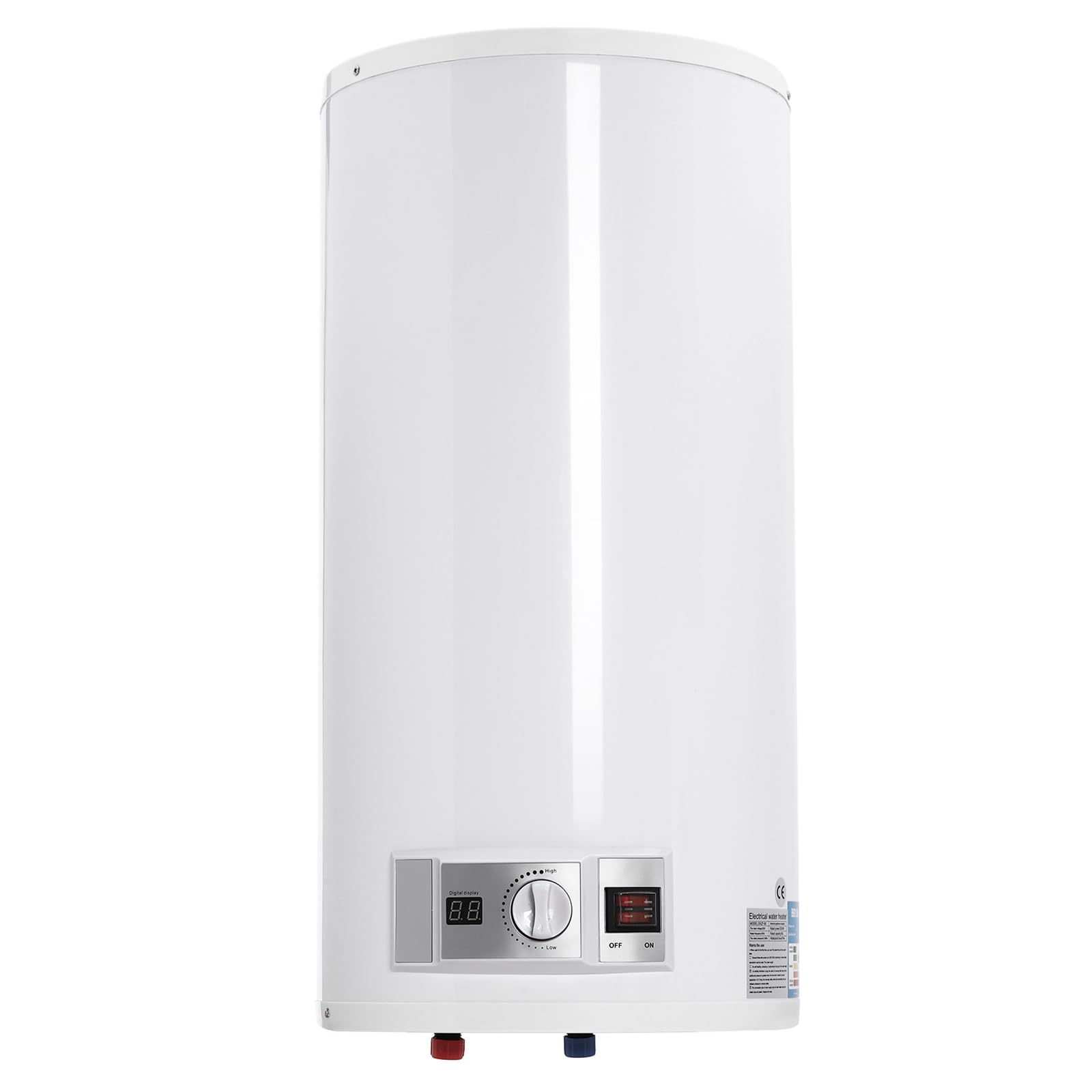 Elektryczny zbiornik ciepłej wody 2000 W, bojler, 50 l, urządzenie do podgrzewania wody, urządzenie z prysznicem i wężem