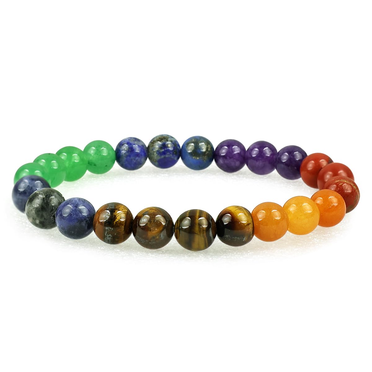 Reiki Crystal Products With Natural Crystal Stone 7 Chakra Bracelet For Girl (multicolour) (B019B17F8S) Amazon Price History, Amazon Price Tracker