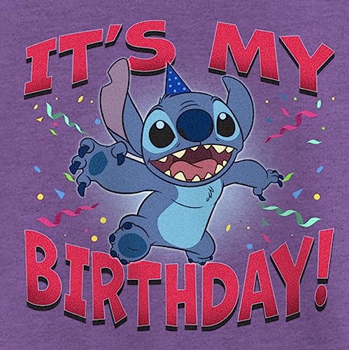 Fifth Sun Disney Lilo Stitch It's My Bday Girls Short Sleeve Tee Shirt2