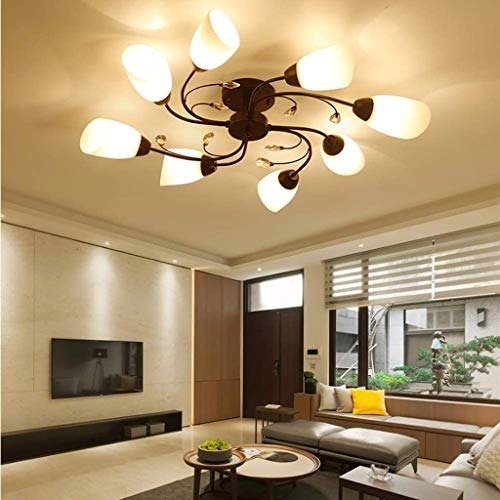Lustre rétro européen simple multi-tête en métal pour intérieur chic - 4