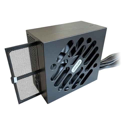 LC-POWER LC600SI V2.31 PC Alimentatore, 600W ATX 2.31 PSU, Ventola 140mm, Efficienza 85%, Nero - Alimentatore - Immagine 3