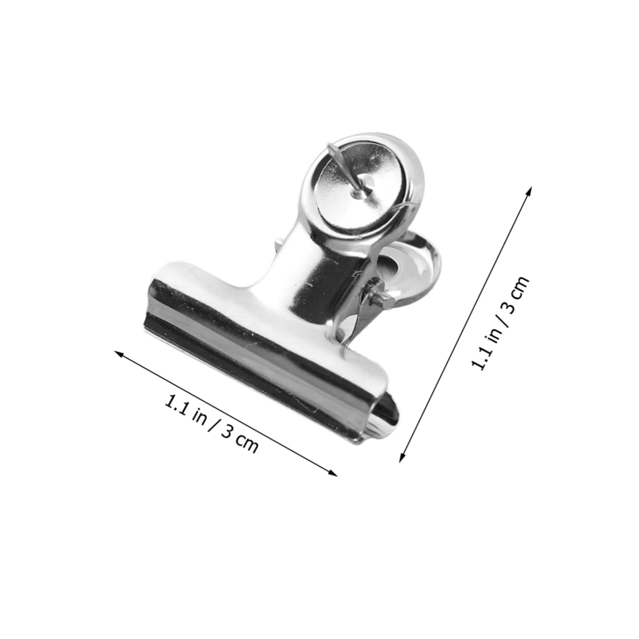 SHINEOFI 60 Piezas Clips De Carpetas Financieras Grandes Abrazaderas De Papel Rieles Clips De Carpeta De Imagen Clips Metálicos Para Papel Abrazaderas De Papel De Archivo Oro Rosa