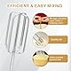 4 Stück Aufsätze Schläger für Handmixer, Edelstahl Hand Mixer Beaters Attachments Elektromixer Teile für Handmixer 62682RZ 62692 62695V 64699