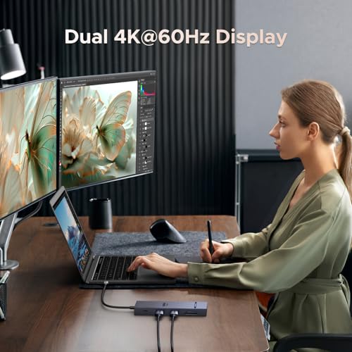 Image of UGREEN Revodok Pro 10 in 1 USB C Docking Station Dual 4K@60hz Monitor