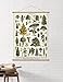 Cavallini Papers & Co. Cavallini Vintage Arboretum Hanging Poster Kit, Multi