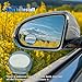 4PCS Car Blind Spot Mirror, 360° Wide Angle Convex Mirrors with Adjustable Frame, 2