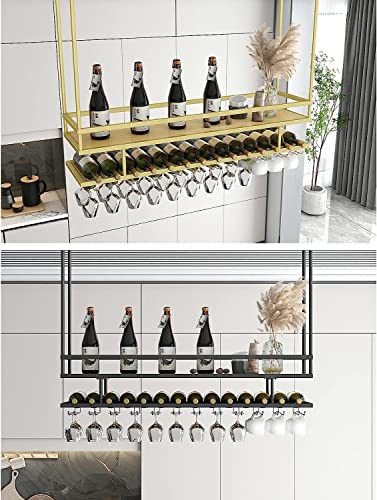 Casier à vin de plafond suspendu pour sécuriser vos verres précieux - 7
