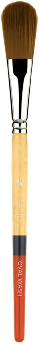 PRINCETON ARTIST BRUSH CO.Snap! 9650OV-075 SNAP Gold TAKLON Oval WASH 34