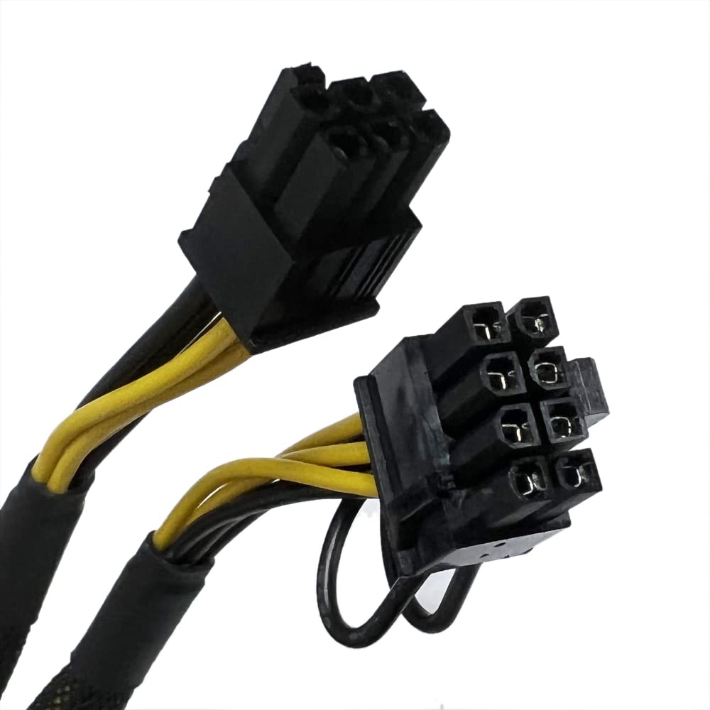 Gintai 10-biegunowy kabel sieciowy do 8 + 6-biegunowy zamiennik do Dell Precision 5820 i GPU 50 cm