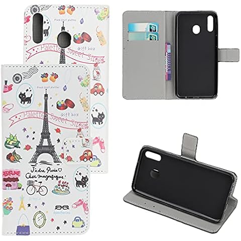 XFDSFDL® Cartoon Tower Pattern Flip Case Cover