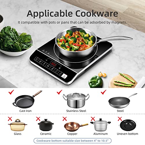 Portable-Induction-Cooktop-Countertop-Burner-Induction-Hot-Plate-Electric-Induction-cooker-1800W-with-6-Modes-10-Power-LevelsKids-Safety-LockTimerLED-Sensor-Touch