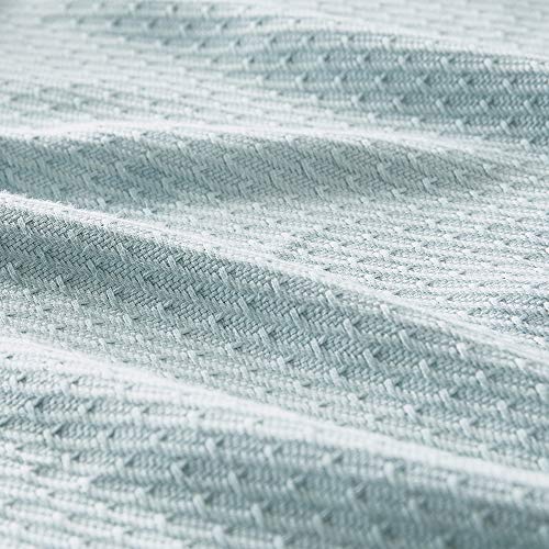 Image of Madison Park 100% Egyptian Cotton Twin Bed Blanket for Summer Light Blue | Cozy Soft Breathable Durable, Waffle Weave Woven Casual, Lightweight Knit All Season Throw for Bed Couch or Sofa, OEKO TEX