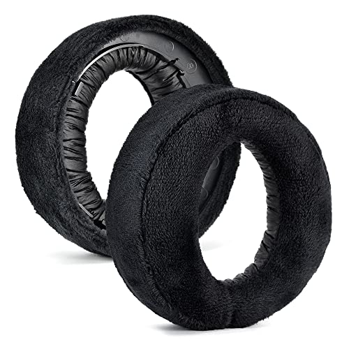 Yaowanguan Velvet Replacement Ear Pads for Sony Playstation 5 PS5 Pulse 3D Wireless Headset,Black Repair Memory Foam Headphones Ear Cushions/Cups/Covers