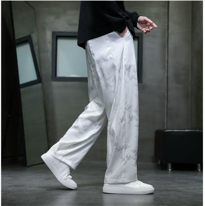Pantalon long décontracté homme coupe ample pour éviter la chaleur