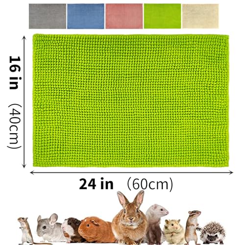 Tapis de cage absorbants en polaire r&eacute;utilisables pour chinchilla - 7