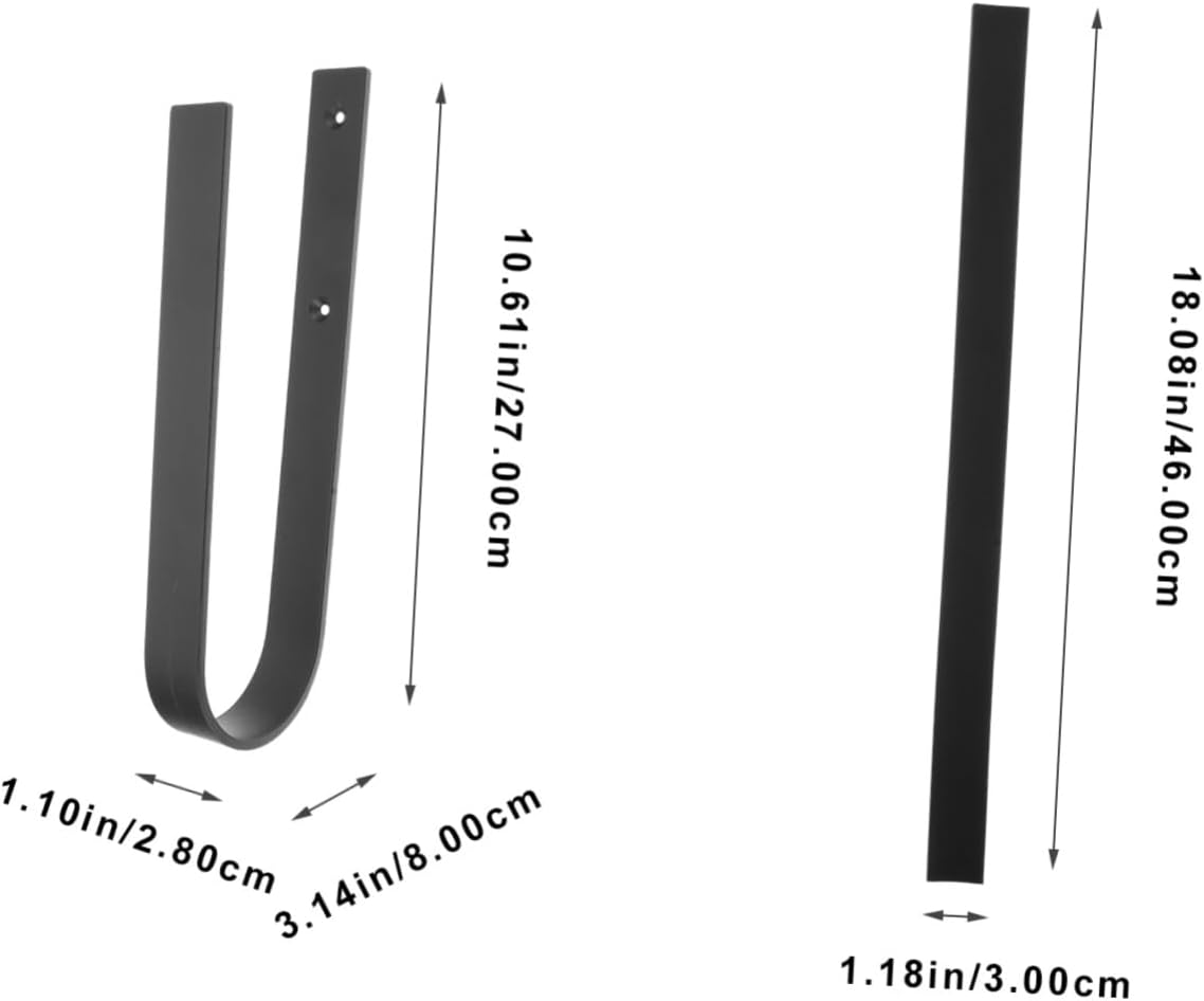 1set Surfboard and Skateboard Wall Hanger Durable Deep Storage Hook Protective Cover for Organizing Surf Equipment for Home and Garage Use