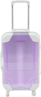 DYNWAVE Doll Carrier for 18-Inch Dolls with Storage Suitcase, Light Purple